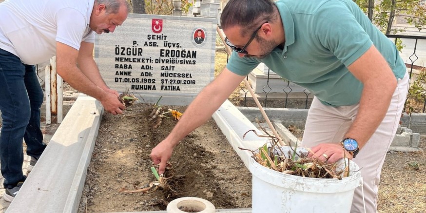  Şehitlerimizin Mezarlarında Temizlik Yapıldı