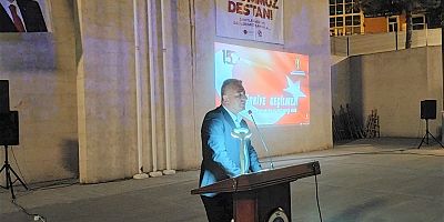 15 Temmuz Anma Programı Düzenlendi