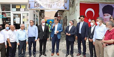 Arasta  Projesi’ne  İlk Kazma Vuruldu