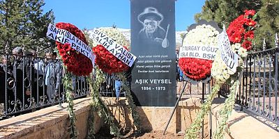 Aşık Veysel, vefatının 46´ncı yılında mezarı başında anıldı