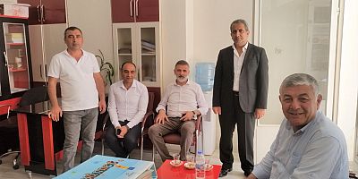Başkanlar gazetemizi ziyaret etti