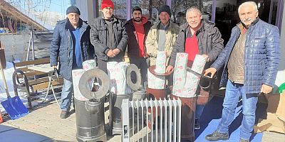 EĞRİSU (Anzahar) köyünden deprem bölgelerine yardım