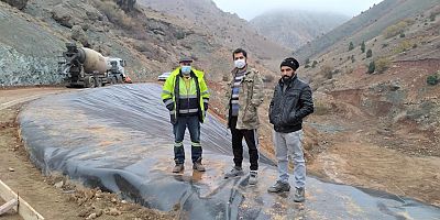 Gölet su toplamaya başladı