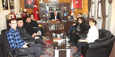  Hayvanseverler Başkan Gök’ü Ziyaret Etti