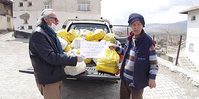 HOLLANDA'DAN DİVRİĞİ'YE GIDA YARDIMI
