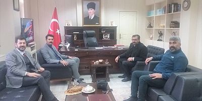  Kangal Belediye Başkanı APAYDIN, Kaymakam Mehmet BEK’i ziyaret etti