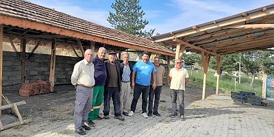 Kayaburun köyünde taziye yeri yapıldı