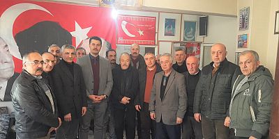 Kaymakam  Mehmet Bek MHP Divriği İlçe Başkanlığını Ziyaret Etti
