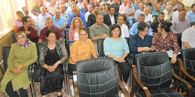 Kaymakam Muhammet Öztabak’ın muhtarlarla aylık toplantısı