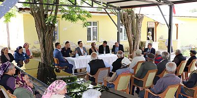 Kaymakam Tutay köy ziyaretlerine devam ediyor