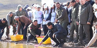 Kevendüzü Göletine 10 Bin Balık Yavrusu Bırakıldı 