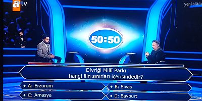 Milyonerde Divriği Sorusu