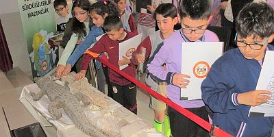 MTA'nın gezici müzesi Sivas'ta öğrencilerle buluştu