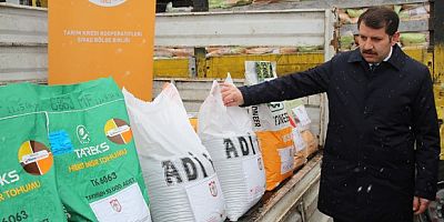 Sivas'ta 2 Bin 100 Çiftçiye Tohum Dağıtımı Yapıldı