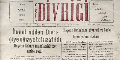 Yeşil Divriği Gazetesi 58 Yaşında